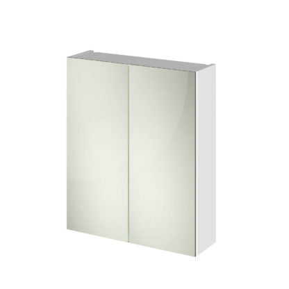 ba6bc8989938cd0765ef897bd58cb811f3480367e9542a1c96800392fe79a3b1.jpg An Image of Balterley Bianca 600mmmm Mirror Cabinet - Gloss White