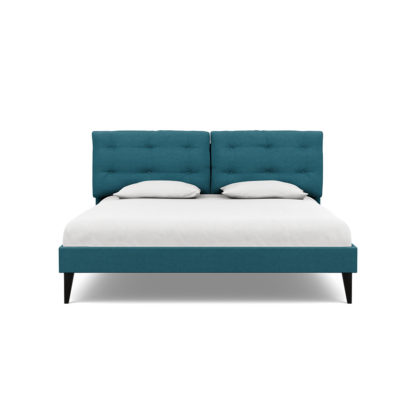 ba7716a7402b8d46461edeaaa16f6ce143e51aec21ce8d3386bb05ca1d005633.jpg An Image of Heal's Mistral Super King Bed Brushed Cotton Cobalt