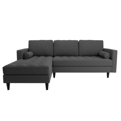 bfa6d2d0ad0c962ea16c65d164f7b408b3e38b2787c948e9cb84ab9924d9ca12.jpg An Image of Zoe Flat Weave Left Hand Corner Sofa Charcoal