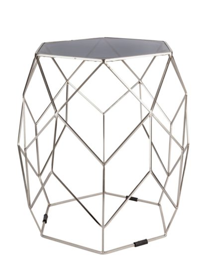 d10730a37383ffc87a98f822e1d0f739f9925c7484a37171111d86a746be87f0.jpg An Image of Argos Home Palm Luxe Occasional Table - Silver
