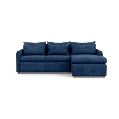 d565870c45fcdd8195cf208395dce52d3359a3ba4355960e9f936471a5895bab-1.jpg An Image of Heal's Pillow Medium Right Hand Corner Chaise Brecon Charcoal Black Feet