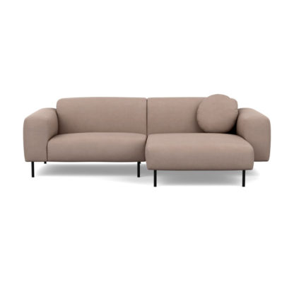 e0c7f458538aedf0860d85864955cee28e8f72bb2d2b02f56ca100d93de98c7c.jpg An Image of Heal's Luna Right Hand Facing Corner Chaise Sofa Luxury Leather Anthracite