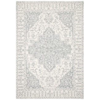 An Image of Windsor Wool Rug, Silver