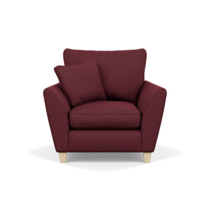 e392535cc09622a542780da61a87c8ed73aefc337b44fb0a5aa238a0a6a4f4d1.jpg An Image of Heal's Torino Armchair Smart Linen Duck Egg Black Feet