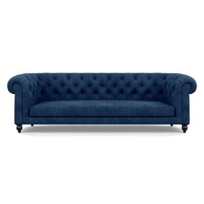 ef49aafc17b4db0264d90e7d6500da0ea4c2214c3c4a94de1ad2000e248bf148-1.jpg An Image of Heal's Fitzrovia 4 Seater Sofa Brecon Charcoal Black Feet