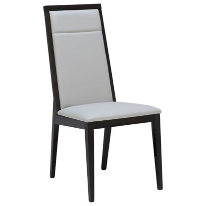 f506195401f4cce7ef0513a250a89f44b125e03d39bc9563da284038acb2138e.jpg An Image of Versilia Dining Chair, Grey Koto High Gloss Finish