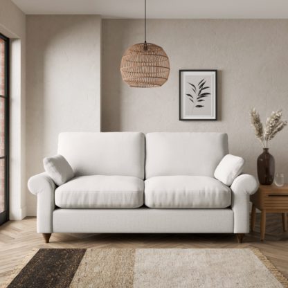 0256baa7371bbcf73068ab635dbc238d7cd470dc6decbf8ff331b180d01be4b1.jpg An Image of Salisbury Textured Weave 2 Seater Sofa Textured Weave Graphite