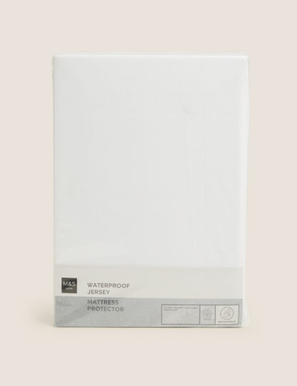0d5a53d1a7af7f007788c1ffbf51f5c9d3f478c714a7960c03607c3851fcc811.jpg An Image of M&S Jersey Waterproof Mattress Protector