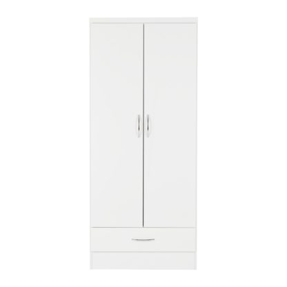20dca33210c2321059903405ad7c01ca38d3f7e9b3cdbe2166b758bf044eeed4.jpg An Image of Nevada 2 Door Wardrobe White