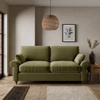23156002dbf2ae534e43b873a36c8a96952ace673702dce1085e2f028d825a1a-1.jpg An Image of Salisbury Luxury Velvet 2 Seater Sofa Luxury Velvet Black