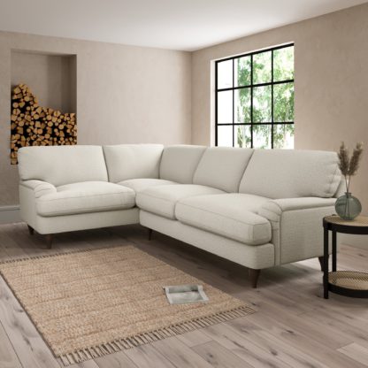 40e676ba8d5890d2696c3aa4117498817c4a69c1897f87cc9d9ca0232b8d1ec0.jpg An Image of Darwin Cosy Marl Left Hand Corner Sofa Cosy Marl Granite