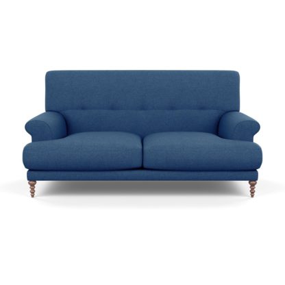 60d55804ccef6ec53220fc73638c8248034d4c20696e0308e96ed80bb7a15104.jpg An Image of SCP Oscar 2 Seater Formal Sofa Linen Dark Grey Walnut Feet