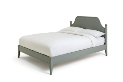 61b30fc02de4d73f615eba67a4c9c50b8f03cc2bc6e2b7e7396d433e069da6f2.jpg An Image of Habitat Bardot Double Bed frame - Grey
