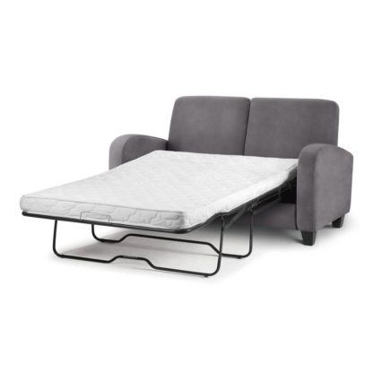 6f1311b0cd5f6614c5af61c15f263140767252f4d827aba0a6e6c36b2869a71d.jpg An Image of Vivo Grey Fabric Sofa Bed
