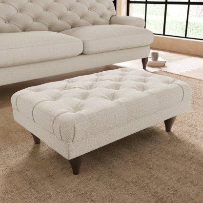 836c4733cb5c63df26df241a7b3863d6bc2cdbf823665ca143cead4bc119cff5.jpg An Image of Warwick Slub Cotton Footstool Slub Cotton Black