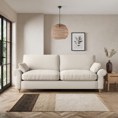 849e99d5d02fd8050413089ce4b4fb65f27e41c57acd49e36efd93fa1db64b31.jpg An Image of Salisbury Slub Cotton 4 Seater Sofa Slub Cotton Black