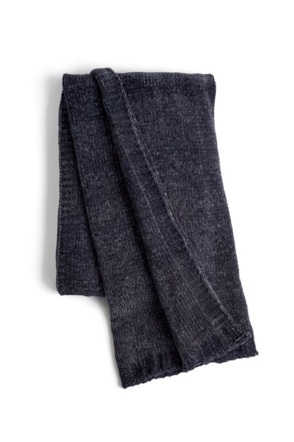 9e086051b95e773e6226c35b1d581aec3e3d6c1cb50ff4691bc875c1f690a56f.jpg An Image of Habitat Chenile Soft Touch Throw - Charcoal