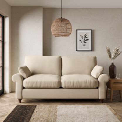 a6624123c89426179a0dcf45d6a13b7a17be9a733acc1156ec92ac7491ebbae9.jpg An Image of Salisbury Textured Weave 2 Seater Sofa Textured Weave Graphite