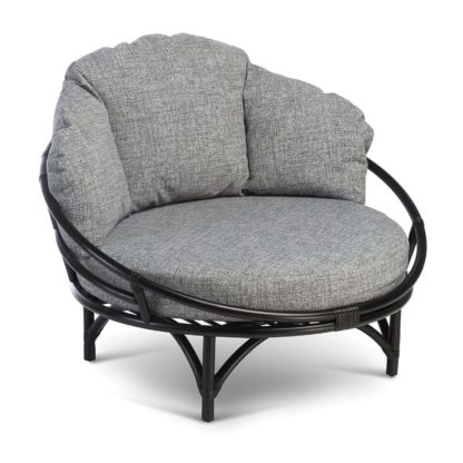 Homebase An Image of Snug Rattan Natural Chair in Earth Grey
