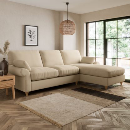 c899a37fdf5866b0e9414b471eebc48c85df4182a48cb75677115c6dd1e5affa.jpg An Image of Salisbury Textured Weave Right Hand Corner Sofa Textured Weave Graphite