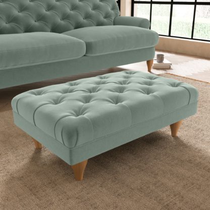 cdeae019f7dc81f3e7cc3d7d85694767fbf883b22eef1ec41f08b205b9165ad0-1.jpg An Image of Warwick Luxury Velvet Footstool Luxury Velvet Black