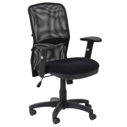 d1f337b20eb26e09db16f002ca161fdac1665d3d29420b3cc603668d25175633.jpg An Image of Dakota Ergonomic Office Chair Black