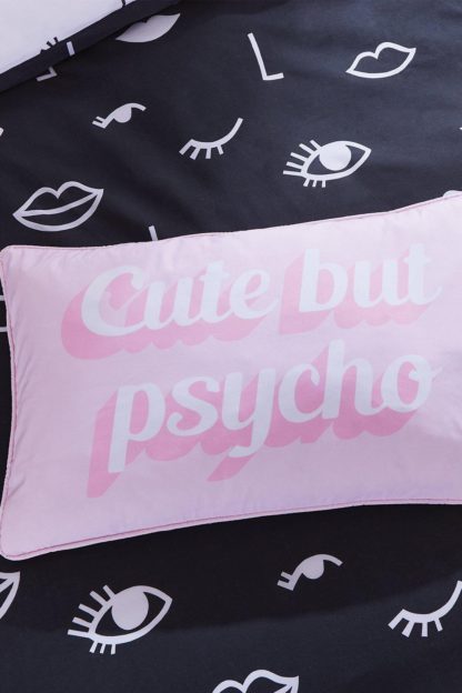dad8b018d2f736a43ee02c88881976cff219f04cacf7d612f335f9ea45eed0eb.jpg An Image of Cute But Psycho Cushion
