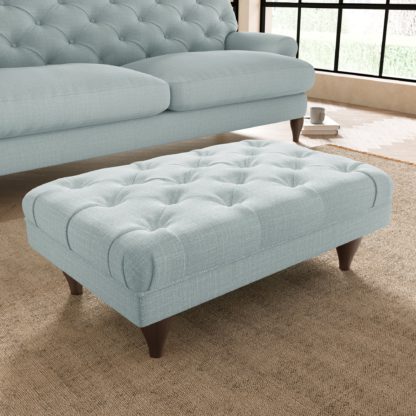 e25fdb985a4df081442dce7de93b8e6a7b8ea42f8f73c4df7c34b546b0741f1e.jpg An Image of Warwick Slub Cotton Footstool Slub Cotton Black