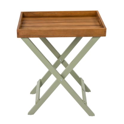 e7fa279d005f0b2b27a962bdf7013cc1edabe014cb5e3c1871e583e6937272b2.jpg An Image of Verdi Folding Butler Tray Brown and Green