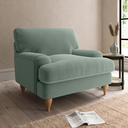 eb4c53655877706953cd9b6ca710f96fd513b34eeff9012b220c173a3bcbf8a0-1.jpg An Image of Darwin Luxury Velvet Armchair Luxury Velvet Black