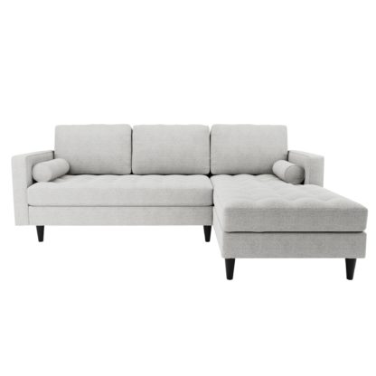 fd290de5b36992bc217376484270a813ec2a2a25dfea494adc900c2f980d2def.jpg An Image of Zoe Boucle Left Hand Corner Sofa Light Grey