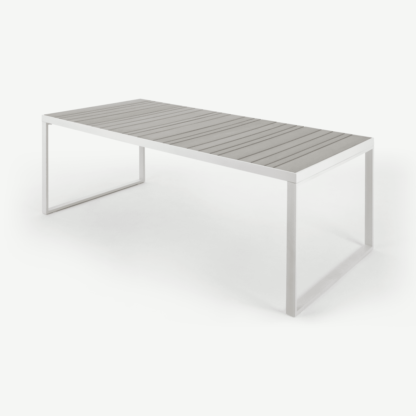 00bf649a76c2f6eef668041d4692fff3cfbdc51db3477103916423d7787dac65-1.png An Image of Catania Garden 8 Seater Dining Table, White and Polywood
