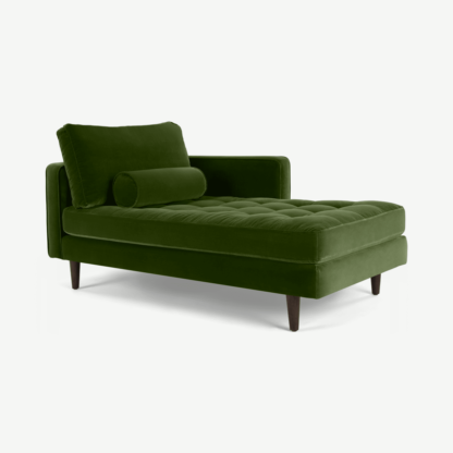 0b2947c09d6794a1f870ae3860f4ed443c9c6ece7888223cad67da92e20f8be0-1.png An Image of Scott Right Hand Facing Chaise Longue, Cotton Velvet Grass