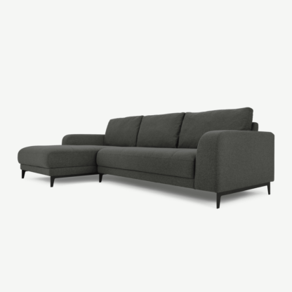 1fc36305aa3a38efececfa4febe1989384574f7bb4b4d1ae08e1191b8fe0fd4b-1.png An Image of Luciano Left Hand Facing Chaise End Corner Sofa, Hudson Grey