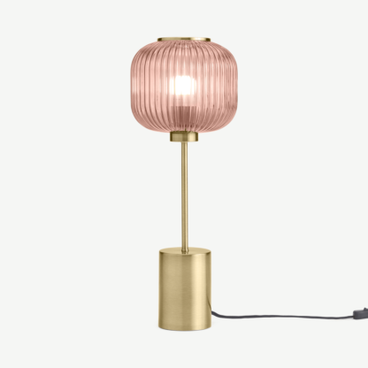 26548fcbf91eda30df00e6d6dfb9c2377cdb3875c5701094287a86230e907fab-1.png An Image of Briz Table Lamp, Antique Brass & Pink