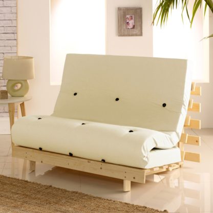 2a3878590300699b9ed0b1250f90f569703b8a28744d637355f67ae0fdadb460-2.jpg An Image of Metro Pine Wooden 1 Seater Chair/Folding Guest Bed Frame - 2ft6 Small Single