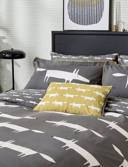 2e10c2ffdb75705814049d00b540293d25b655149a2cfc81d477050ba0c9c2d3-3.jpg An Image of M&S Scion Pure Cotton Mr Fox Bedding Set