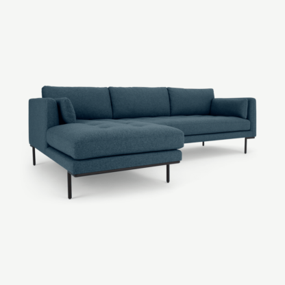 2ee2c6841b9756ee9f5fa90822e7357df319ac8c046c7f77fcb640b6a76b9e39-1.png An Image of Harlow Left Hand Facing Chaise End Corner Sofa, Orleans Blue