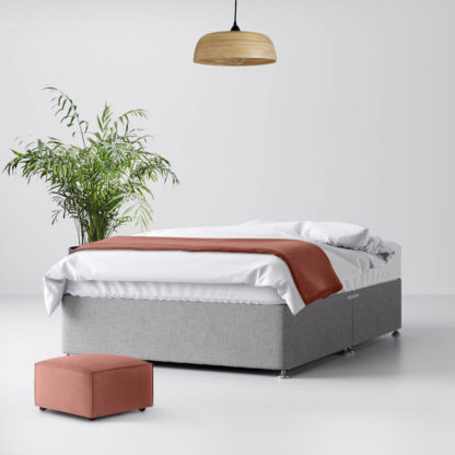 36390af5c5a6b90153a621f7cb9e110ec8fa8ed4ead04cf64e3df4612f5eaff9-10.jpg An Image of Classic Silver Grey Fabric No Drawer Divan Bed - 2ft6 Small Single