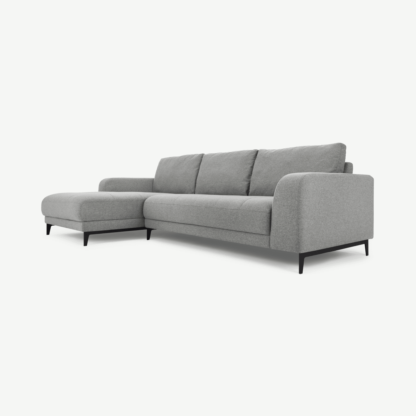42dc3fbe6a1b65068d269175ba6cc18ef0b919aa6ed6f74696a985d4a6cead9d-1.png An Image of Luciano Left Hand Facing Chaise End Corner Sofa, Mountain Grey