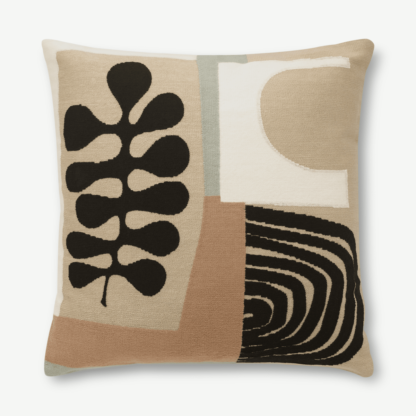 482a9069932c3f2b6ac107446dcb49d309db70b14ec4bfd8f13006ea8cdaea55-1.png An Image of Onadowan Embriodered Cushion, 50 x 50cm, Neutral