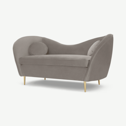 4fb976de9fded8bb6af32af80816cb4ba20dbe326001b294d61586a489152dd8-1.png An Image of Kooper 2 Seater Sofa, Alaska Grey Velvet