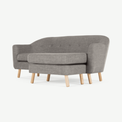 5c3034bab9c0eede521e4bf8becaa3112730d6aa18545a87d80319bf460ad22c-1.png An Image of Lottie Compact Chaise End Corner Sofa, Chalk Grey