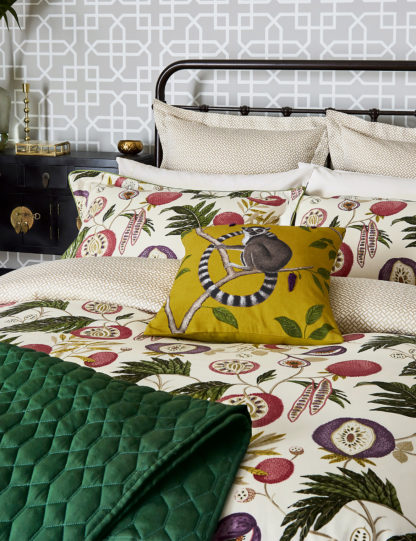 6734975d0dc5536837f7e3afbc993f9a4d767af7a3bd5b44089b9a9e8046bbce.jpg An Image of M&S Sanderson Pure Cotton Jackfruit Duvet Cover