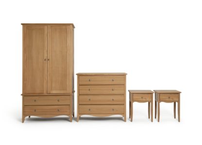 6d0fd9154634a964452171088ff751889388ce5b94d42d9640f2b8d0bc5a7b6d.jpg An Image of Habitat Margot 4 Piece 2 Door Wardrobe Set - Oak