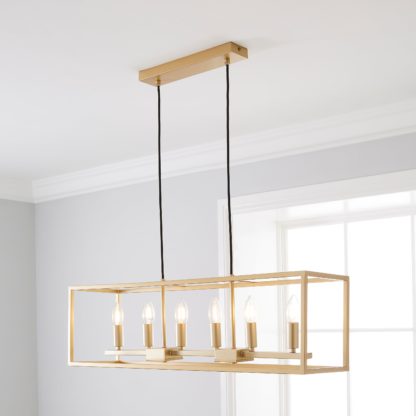 6d4ecac42f2b5a83d06e2cac16f627646bc6af4ffd3f5eded8aa70469ec65c2c.jpg An Image of Madrid 6 Light Ceiling Fitting Gold