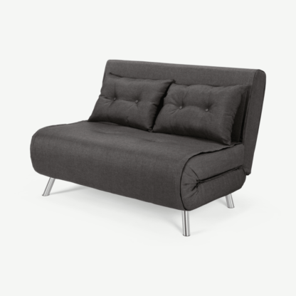 73af4c55430dd05c7c70c798eed060c5bb92c1b41605f1ed2fa8258f3ee6dee3-1.png An Image of Haru Small Sofa Bed, Cygnet Grey