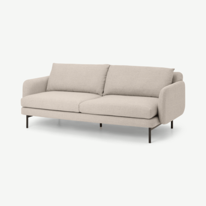 74ccfd52d577a08d1c7d4c73be130765d784e19e13e256cc00cc858da99becf1-1.png An Image of Miro 3 Seater Sofa, Oat Weave