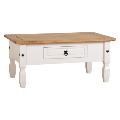 7b10cb74952a1b269d6495a5326680d19d9f9ee717ca4d89ca4b5ec72fbe3cae.jpg An Image of Corona White Coffee Table Brown