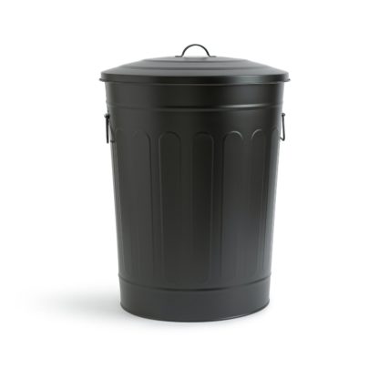 82a9ef7e8c47965a30d104c058f1a50677cd37c59241e677a7d71044fb552211.jpg An Image of Habitat 49 Litre trash Can Bin - Black